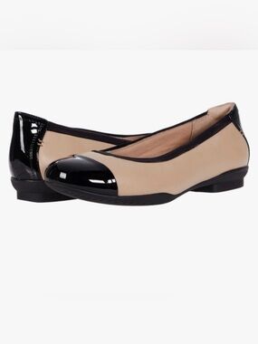 Clark collection color block slip on ballet flat size 9